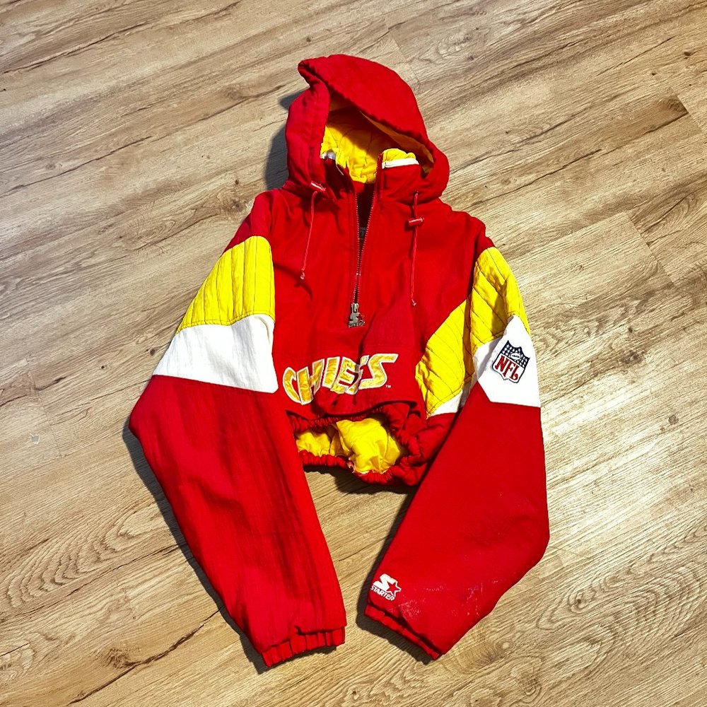 Vintage 90's Kansas City Chiefs Starter Puffer